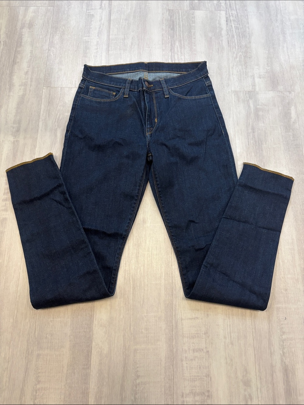 Hudson Jeans Slim Indigo Denim - Dark Blue Size 27